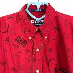 Chaps Red Men's Shirt